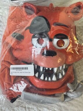 Rubie's Foxy Costume Hood — Orange Plush Mask Accessory